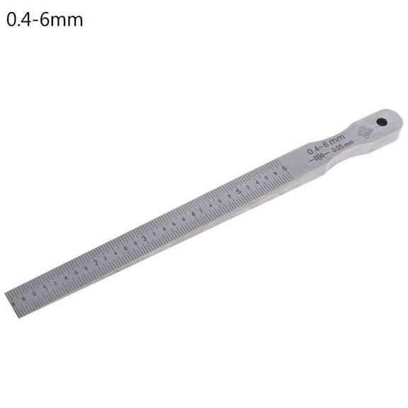 ZUARFY Taper Gauge Gage Welding Wedge Feeler Gauge Feeler Wedge Gauge Hole Measure Tool 1-15mm 0.5-10mm 0.4-6mm
