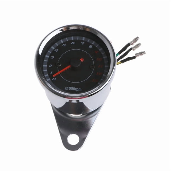 ZUARFY Universal LED Motorcycle Tachometer DC 12V Meter 13K RPM For Honda Yamaha Suzuki