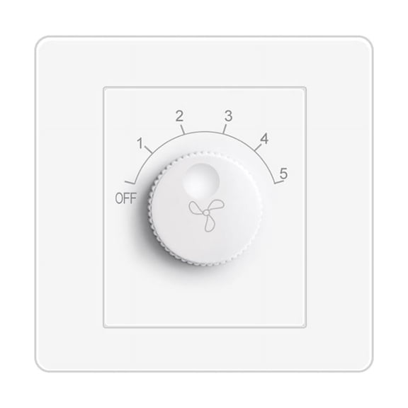 ZUARFY Variable Speed Wall Control Speed Adjuster for Ceiling Fan, Dial Knob Control