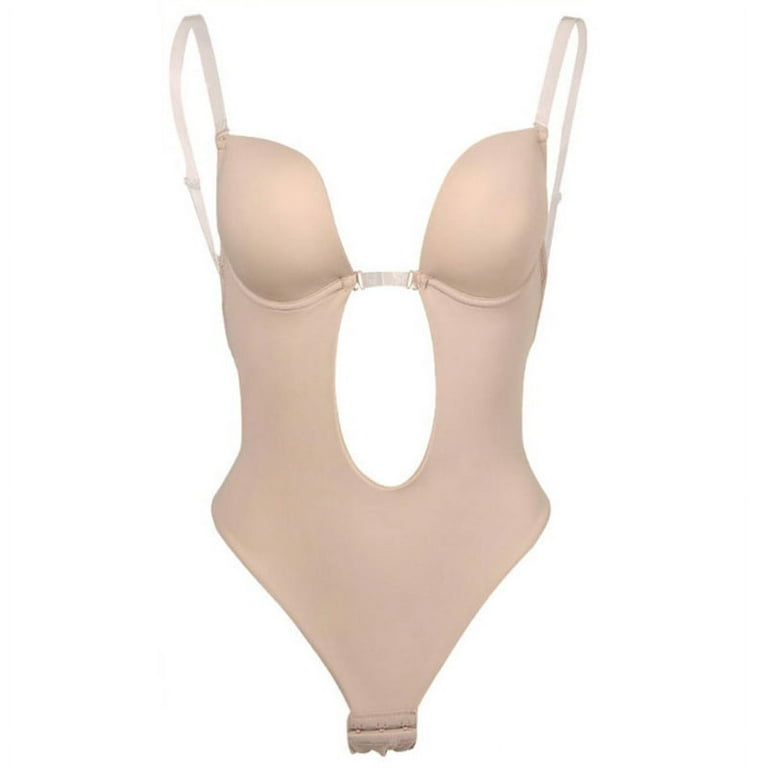 New Deep V-neck Backless Strap Bodysuit New Deep V-neck Backless Strap Bodysuit