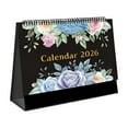 thumbnail image 1 of ZUBKTE Desk Calendar 2026-2027, Desk Calendar 12 Months Desk Calendar OrnamentStanding Flip Calendar For Home Office Supplies USA Holidays Advent Calendar 2026 6.88*4.92in, 1 of 8
