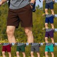 thumbnail image 1 of ZUBKTE Hiking Shorts for Men Split Hem Pocket Design 5 Inch Outdoor Sports Shorts, 1 of 6