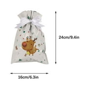 ZUBKTE Nightmare Before Christmas Decor 10pc Christmas Decoration Drawstring Drawstring Candy Bag