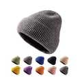 thumbnail image 1 of ZUBMGKTE Beanie Hat for Men Women, Thick Warm Fleece Lined 100%Knitting Cotton Winter Hats Cuffed Beanie Stocking Hat Ski Skull Cap, 1 of 3
