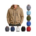 thumbnail image 1 of ZUBMGKTE Hoodies for Men Zip Up Hoodie Drawstring Casual Long Sleeve Pocket Hooded Sweatshirts, 1 of 7