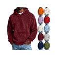 thumbnail image 1 of ZUBMGKTE Men's Fuzzy Sherpa Sweatshirt Fashion Pullover Fleece Hoodies Sweatshirt for Men, 1 of 7
