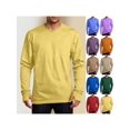 thumbnail image 1 of ZUBMGKTE Men's Long Sleeve Workout Shirts with Thumb Holes Moisture Wicking Quick Dry Base Layer, Athletic Running Gym Hiking Shirts, Polyester Undershirts, 1 of 8