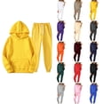 thumbnail image 1 of ZUBMGKTE Outfit Sets for Women 2 Piece Sets Winter Casual Tracksuit Long Sleeve Lounge Set Outfits with Pockets Fashion Fall Clothes, 1 of 7