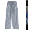 thumbnail image 1 of ZUBMGKTE Wide Leg Jeans For Men Baggy Denim Pants Y2k Hip Hop Trousers, 1 of 6