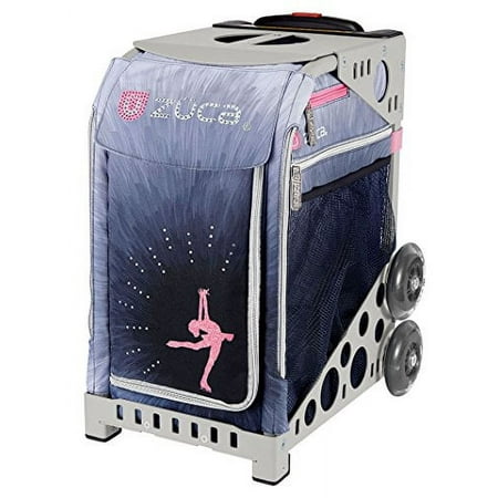 ZUCA Bag Ice Dreamz LUX Insert & Gray Frame with Flashing Wheels