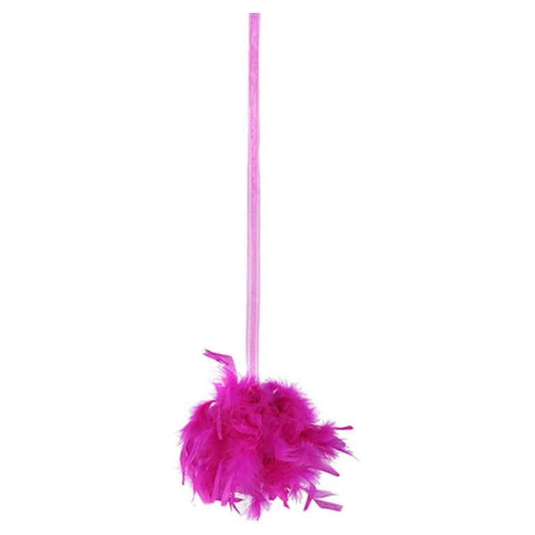 Zucker Feather - Chandelle Feather Pom Poms - Shocking Pink - 6