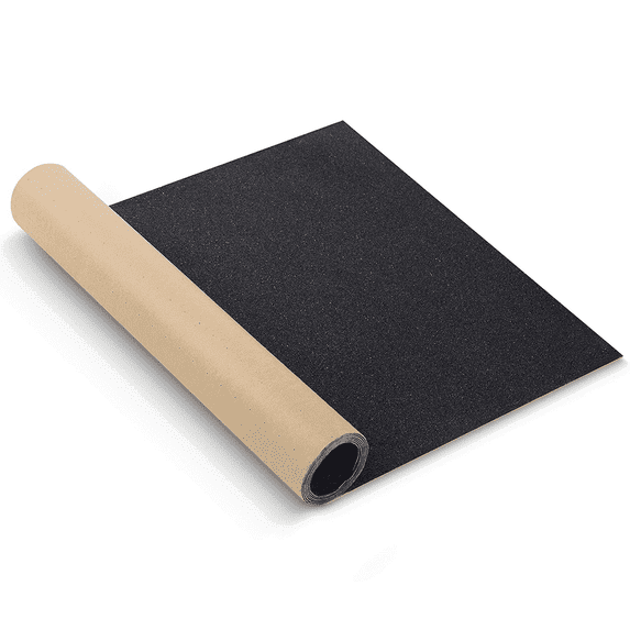 ZUEXT 10" x 36" Black Skateboard Grip Tape Sheet, 80 Grit Bubble Free ...