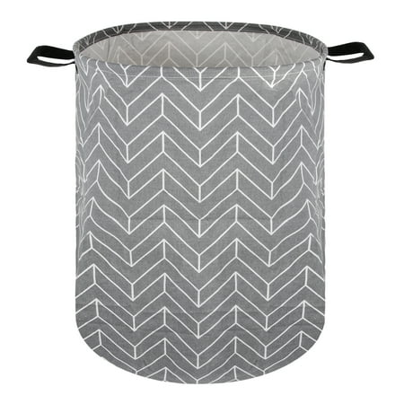 ZUEXT Collapsible Laundry Hampers with Handles, Grey