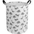 thumbnail image 1 of ZUEXT Cotton Linen Canvas Dinosaur-08 Laundry Hamper, 1 of 10