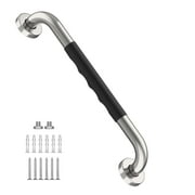 24 Inch Shower Grab Bar w/Anti Slip Rubber Grip, ZUEXT SUS304 Stainless Steel Bath Grab Bar,Bathroom Balance Bar,Wall Mount Safety Handrail Support,Handicap Injury Elderly Senior Assist Handle