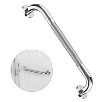 16 Inch Anti Slip Shower Grab Bar Handle, ZUEXT Chrome Finish Stainless Steel Bathroom Grab Bar, Knurled Bathroom Balance Bar,Safety Hand Rail Support,Handicap Elderly Injury Senior Assist Bath Handl