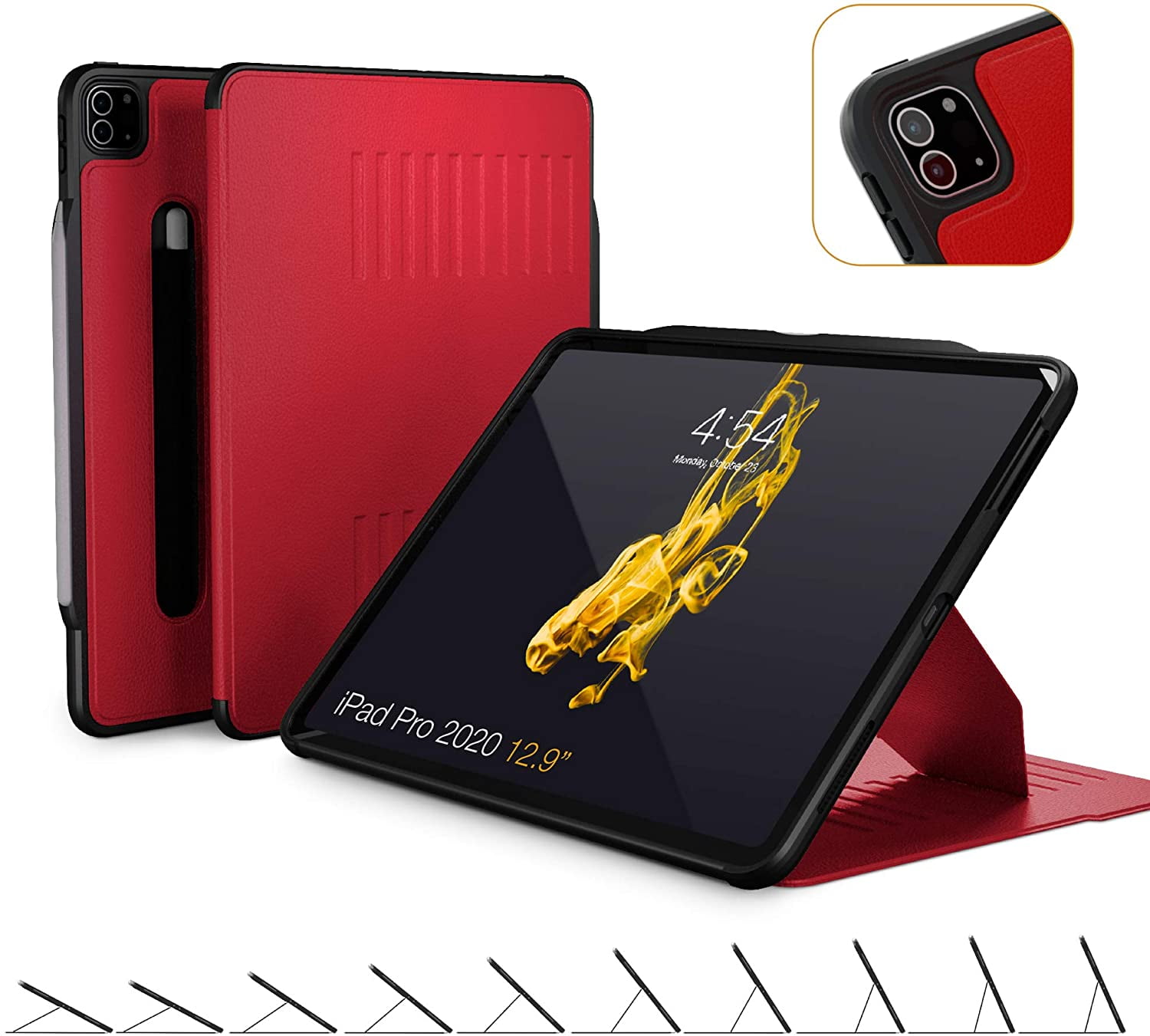 ZUGU CASE 2020 iPad Pro 4th Gen Alpha Case w/ Convenient Stand