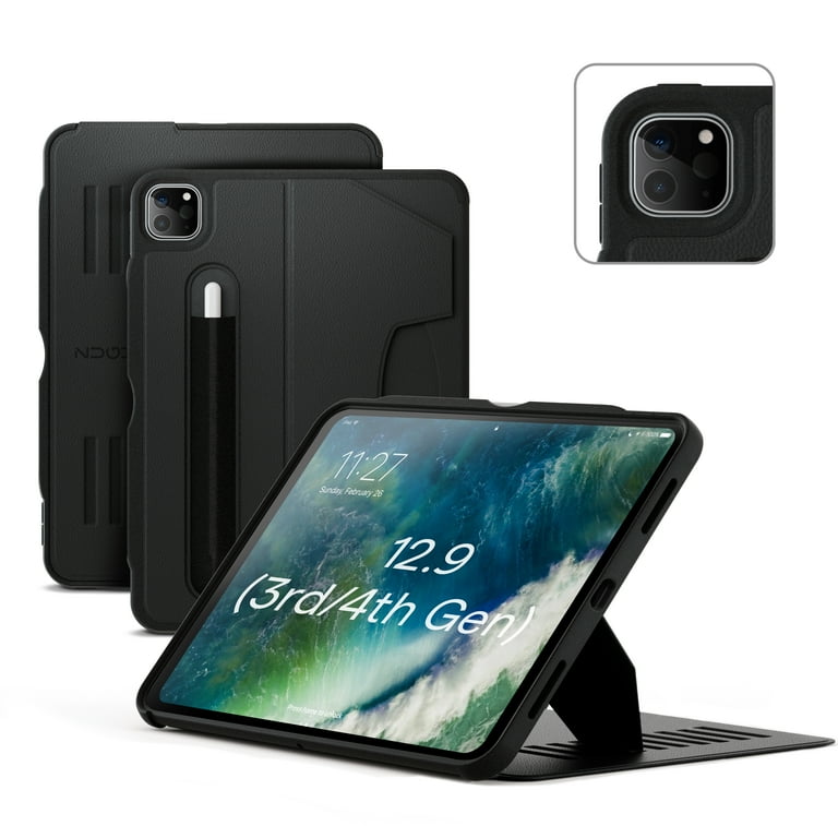 NEW ZUGU ALPHA IPAD PRO 12.9” CASE 2018/2020 ADJUSTABLE MAGNETIC deals KICKSTAND BLACK