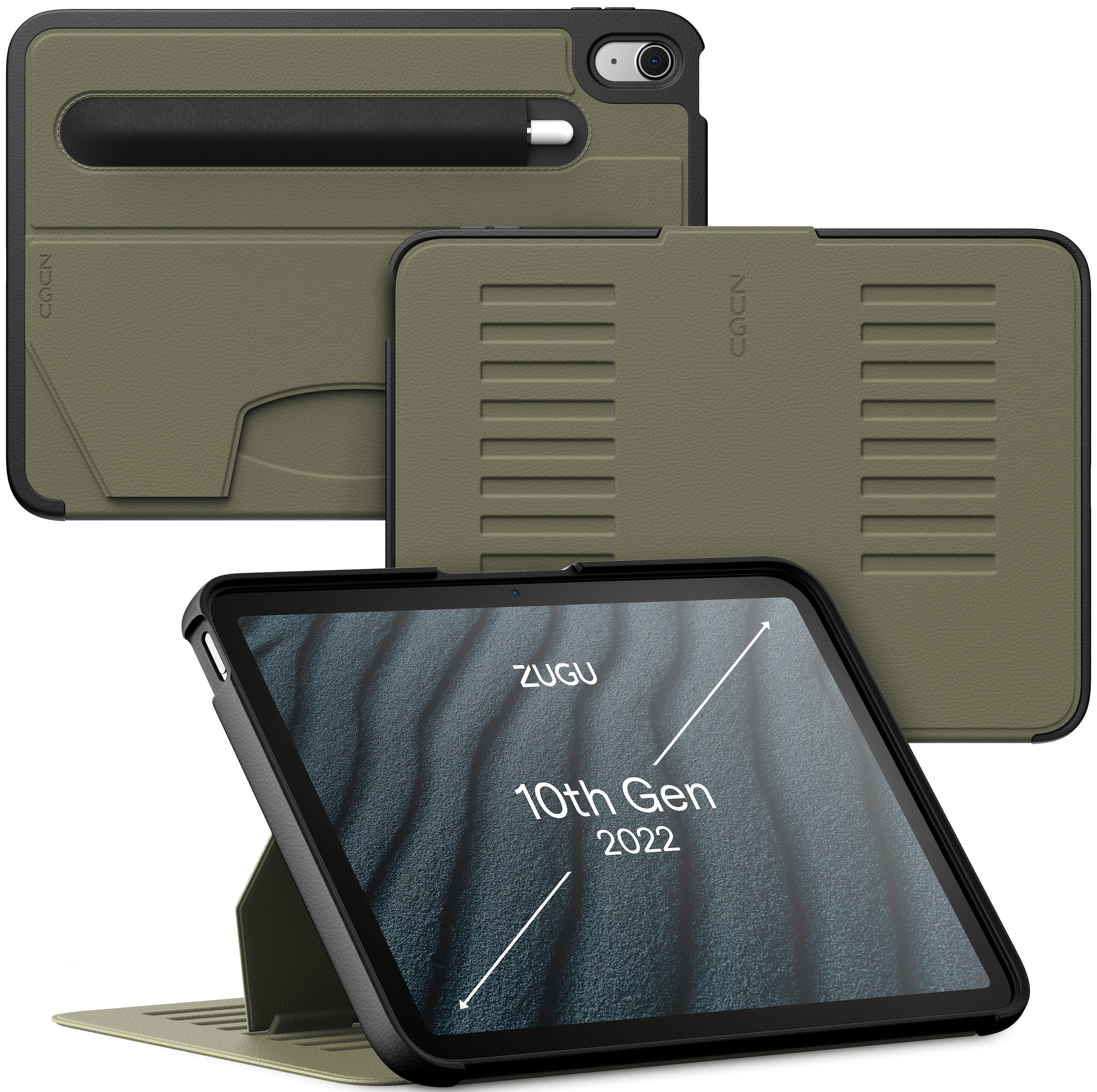 ZUGU Case for iPad Air 11 & Gen 4/5 (2020/2022), Ultra Thin, Sleep/Wake, Stand - Black - Walmart.com ZUGU Case for iPad Air 11 & Gen 4/5 (2020/2022), Ultra Thin, Sleep/Wake, Stand - Black - Walmart.com