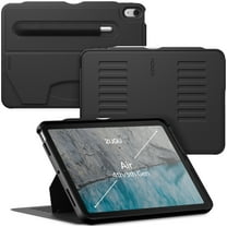 ZUGU CASE for iPad Air 11 (M2/M3) 2024/2025 & Gen 4 & 5 10.9 Inch (2020/2022) - Protective, Ultra Thin, Magnetic Stand, Sleep/Wake Cover - Black