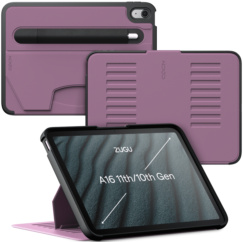 ZUGU CASE for iPad A16 11th Gen (2025) & 10th Gen (2022) 10.9 Inch Slim Protective Case - Magnetic Stand & Sleep/Wake Cover (Model #s A2696, A2757, A2777) - Berry Purple