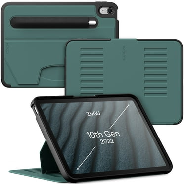 ZUGU CASE for iPad A16 11th Gen (2025) & 10th Gen (2022) 10.9 Inch Slim Protective Case - Magnetic Stand & Sleep/Wake Cover (Model #s A2696, A2757, A2777) - Pine