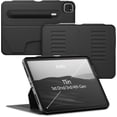 thumbnail image 1 of ZUGU Case for iPad Pro 11 inch (1st, 2nd, 3rd & 4th Gen) 2018/2020/2021/2022 - Slim Protective Case - Wireless Apple Pencil Charging - Convenient Magnetic Stand & Sleep/Wake Cover - Stealth Black, 1 of 6