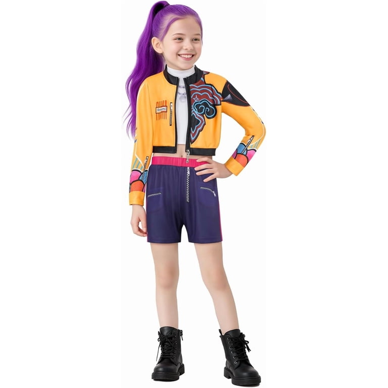 Anime Cosplay Costume For Girls - Premium Pop Singer Stage Outfit With Detailed Design 6 thumbnail image