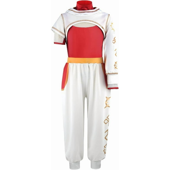 ZUITEH Girls Nova Zombies 4 Costume, Halloween Cosplay Outfits,Nova Cosplay Cheerleader Costume Full Set Outfits, Fancy Dress up Costume Party Playsuit Costume Cosplay Full Bodysuit for Halloween