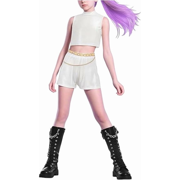 Satmonnus Halloween Anime Cosplay Costume, Popular Singers Idol Stage Role Play Stage Costume Performance Outfits for Halloween Cosplay Dress Up