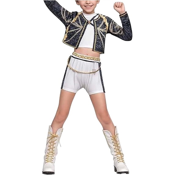 Satmonnus Halloween Anime Cosplay Costume, Popular Singers Idol Stage Role Play Stage Costume Performance Outfits for Halloween Cosplay Dress Up