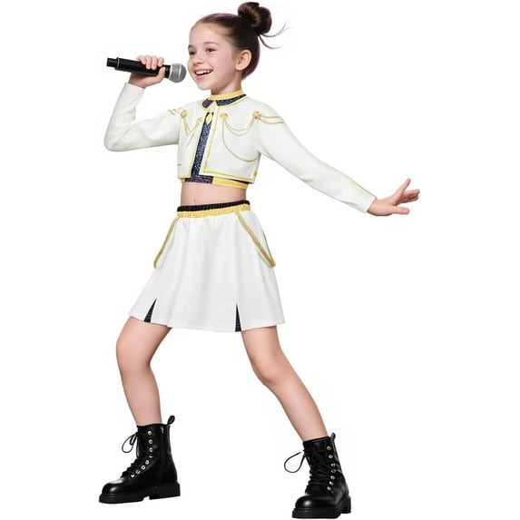Cosplay Costume For Girl, 3 Pieces De-mon Hunters Costume