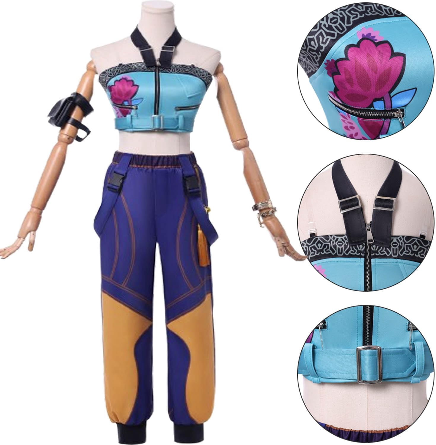 Déguisement KPop Kpop Demon Hunters Costume Kids K-Pop Demon Hunters Déguisement KPop Kpop Demon Hunters Costume Kids K-Pop Demon Hunters