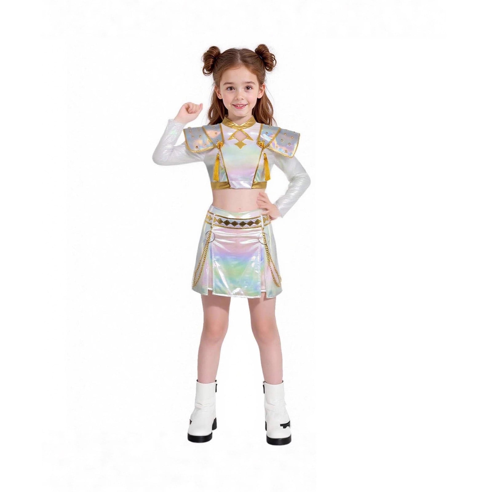 ZUITEH POP Singer Stars Halloween Costume for Girls, Halloween Fancy ...