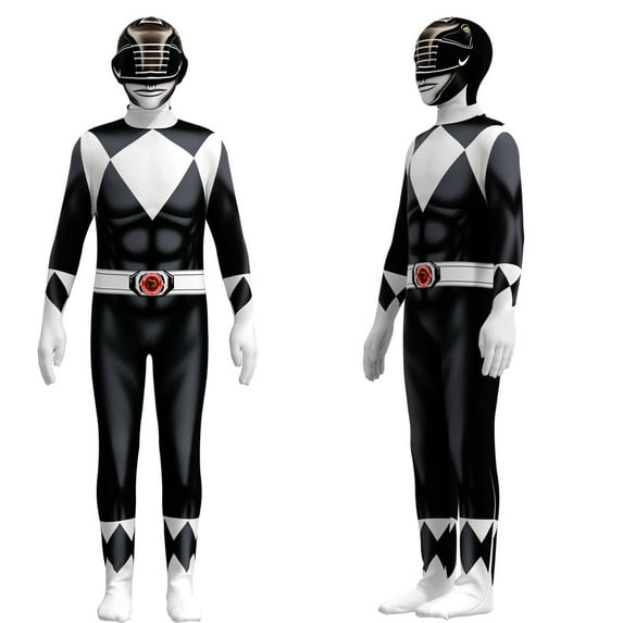 ZUITEH Power Rangers Cosplay Jumpsuit Fancy Dress up Costume Party Playsuit for 5-6 Years