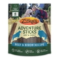 thumbnail image 1 of Zukes Adventure Sticks Beef and Bison Flavor Natural Treats for Dogs, 6 oz Pouch, 1 of 9