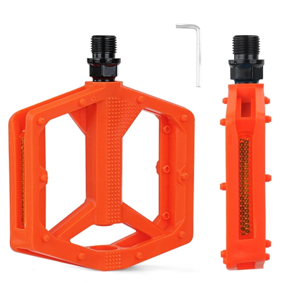 ZUKKA Mountain Bike Flat Pedals,9/16" for MTB BMX Road E-Bike,1 Pair