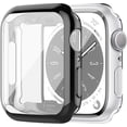 thumbnail image 1 of ZUKKASHAN 2 Pack Screen Protector Compatible with Apple Watch Case 40mm，Soft TPU Case Full Protection HD Clear Cover for Apple Watch Series 6 Se 5 4 40mm, 1 of 5