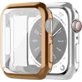 thumbnail image 1 of ZUKKASHAN 2 Pack Screen Protector Compatible with Apple Watch Case 42mm，Soft TPU Case Full Protection HD Clear Cover for Apple Watch Series 6 Se 5 4 42mm, 1 of 5