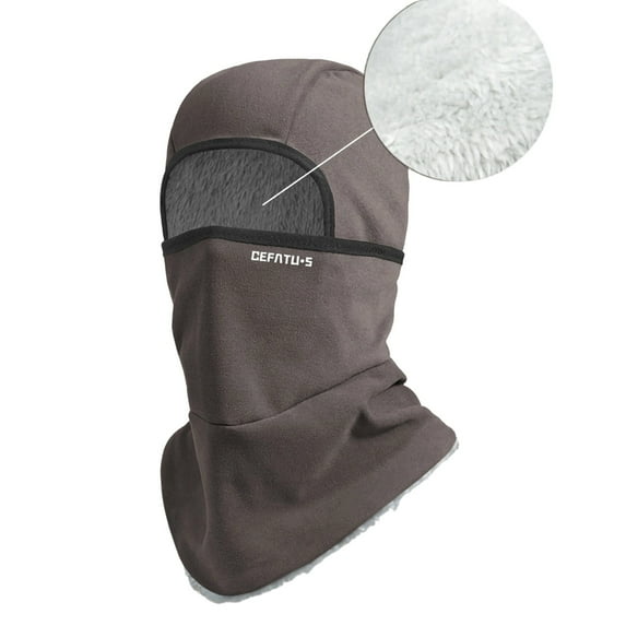 ZUKMRJPC Balaclava Ski Mask for Men Full Face Cover Warm Fleece Winter Face Mask for Cold Weather Skiing Motorcycle Outdoor Work