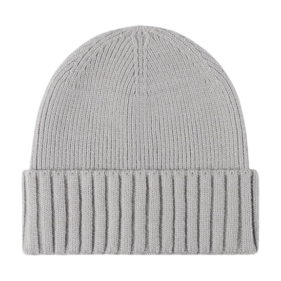 ZUKMRJPC Beanie for Men Solid Color Fleece Lined Thickened Knit Winter Hats Ear Protection Soft Warm Ski Stocking Caps for Outdoor Activities