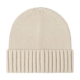 thumbnail image 1 of ZUKMRJPC Beanie for Men Solid Color Fleece Lined Thickened Knit Winter Hats Ear Protection Soft Warm Ski Stocking Caps for Outdoor Activities, 1 of 3