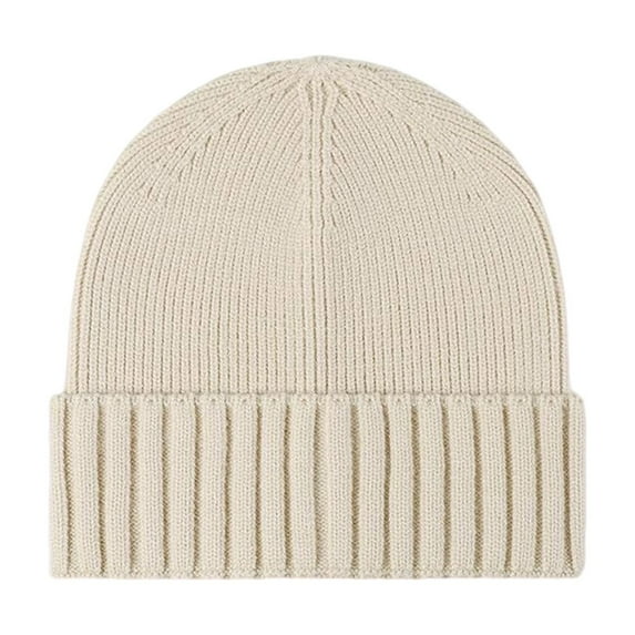 ZUKMRJPC Beanie for Men Solid Color Fleece Lined Thickened Knit Winter Hats Ear Protection Soft Warm Ski Stocking Caps for Outdoor Activities