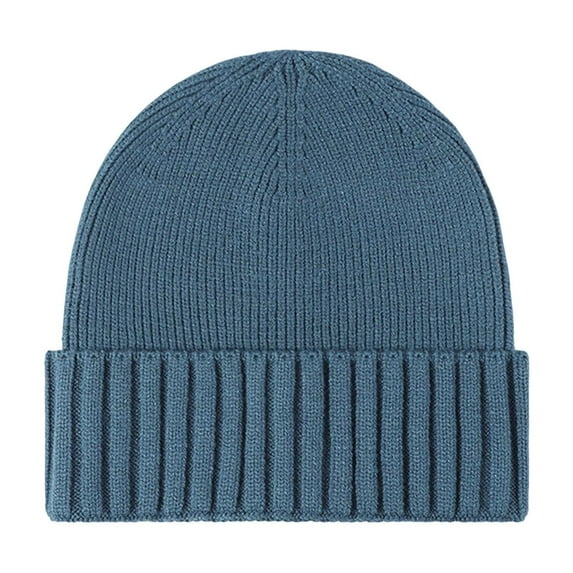 ZUKMRJPC Beanie for Men Solid Color Fleece Lined Thickened Knit Winter Hats Ear Protection Soft Warm Ski Stocking Caps for Outdoor Activities
