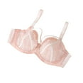 thumbnail image 1 of ZUKMRJPC Bra for Womens Large Size Cozy Breathable Anti-Sagging Underwear Full Cup Sexy Lace Adjustable Straps Daily Bra, 1 of 2