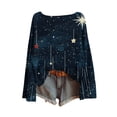 thumbnail image 1 of ZUKMRJPC Christmas Shirts for Women Casual Long Sleeve Crewneck Fashion Printing Knitted Cotton Pullover Loose Fit Soft Vintage Tops, 1 of 5