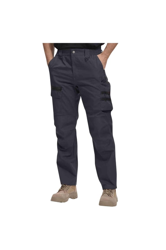 Men's Cargo Pants Tearing Wear Water Resistant Outdoor Tactical Pants Lightweight Stretchy Workwear Hiking Pants with Pockets