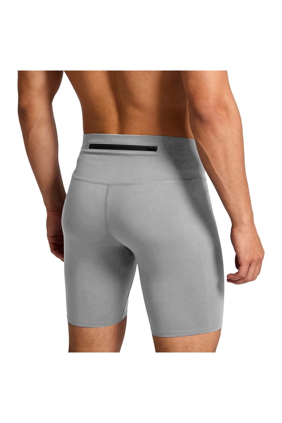 Men's Casual Athletic Shorts Quick Dry Stretchy Cycling Bicycle Shorts Lightweight Breathable Fitness Gym Running Shorts