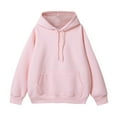 thumbnail image 1 of ZUKMRJPC Men's Cotton Pullover Hoodies Casual Loose Fit Long-Sleeved Solid Color Drawstring Hooded Sweatshirt Classic Basic Tops, 1 of 2