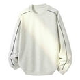 thumbnail image 1 of ZUKMRJPC Men's Cotton Pullover Hoodies Long Sleeve Casual Loose Fit Solid Color Sweatshirt Lightweight Active Athletic Workout Tops, 1 of 5